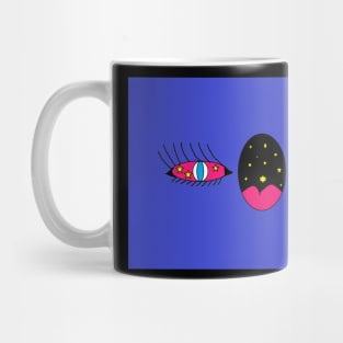 Eyes and mouth Mug